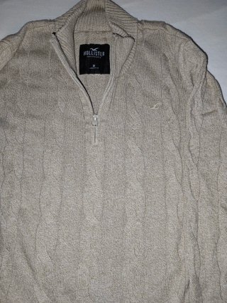 Jersey Hollister Beige Talla M