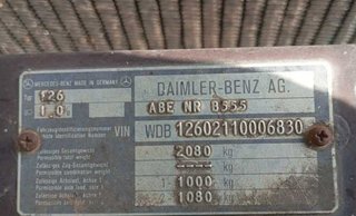 Llanta mercedes clase (w126) berlina+coupe 431696