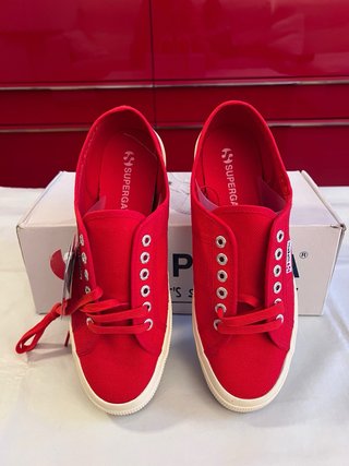 Superga 2750 Cotu Classic rojas 43