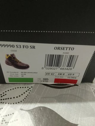 Scarpe antinfortunistiche Panda