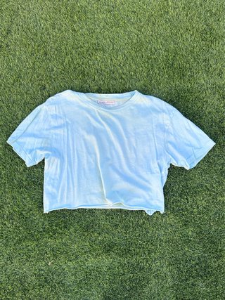 Camiseta Azul Turquesa Pull&Bear