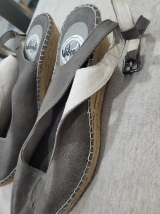 Vidorreta Zapatos Gris y Blanco