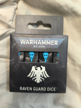 Dados Warhammer 40.000 Raven Guard