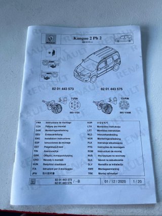 Instalación Remolque Renault Kangoo 2