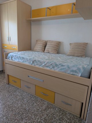 Conjunto Dormitorio Juvenil con Cama Nido