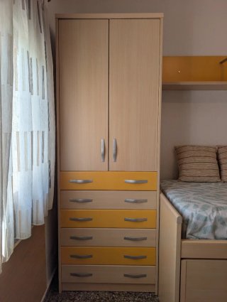 Conjunto Dormitorio Juvenil con Cama Nido