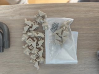 4 baldas PAX roble 75cm