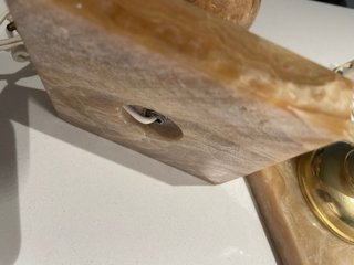 2 Pies de Lámpara de Mesa Vintage
