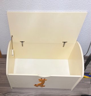 Baúl infantil jirafa beige