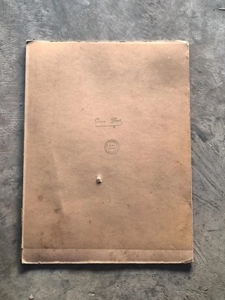 Retrato al Carbón Fotografía Antigua Francia 1919