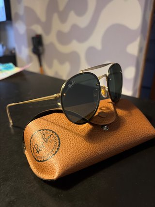 Gafas de Sol Ray-Ban Aviator Dorado Negro