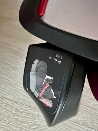 Silla de coche Cybex niña rosa con Isofix
