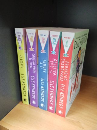 Pack 5 libros saga Prohibido enamorarse Kiss Me