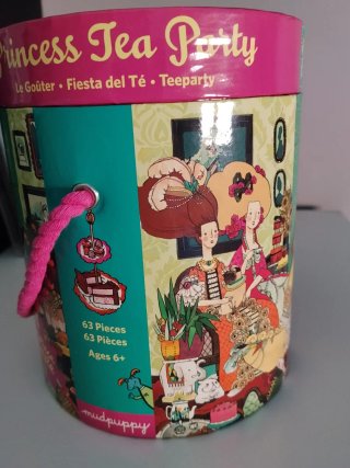 Puzzle 63 Piezas Princesas Fiesta Mudpuppy