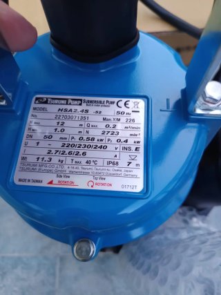 Bomba de Agua Sumergible Tsurumi