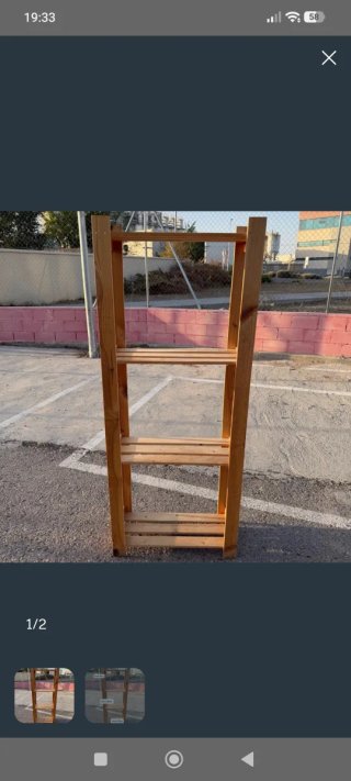 Estantería de madera tipo Ikea