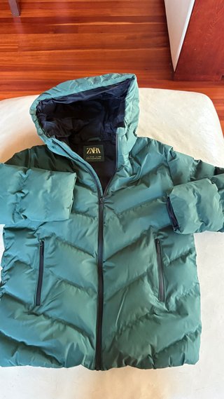 Cazadora Acolchada Zara Verde