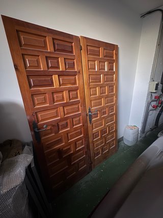 2 Puertas Castellanas de Madera
