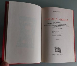 Historia griega I y II. Jenofonte