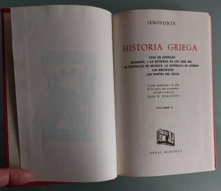 Historia griega I y II. Jenofonte