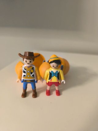 Figuras Woody y Pinocho