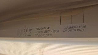2 Regletas Fluorescentes TL2001 T5 4200K