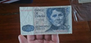 Billete 500 Pesetas España 1979