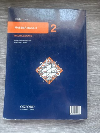 Inicia Matemáticas 2.º Bachillerato. Libro del ...