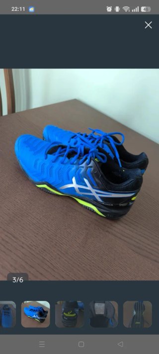 Zapatillas de pádel ASICS.3 partidos