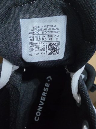 Zapatillas Converse All Star Negras