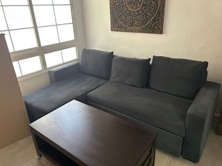 Sofá chaise longue convertible en cama,