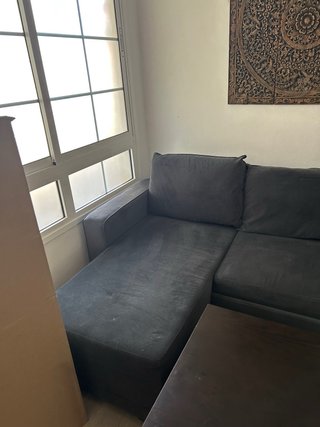 Sofá chaise longue convertible en cama,