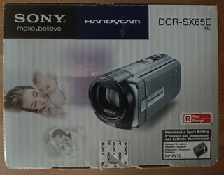 Sony Handycam DCR-SX65E Roja + Caja + Tarjeta 8GB