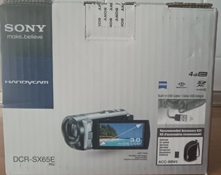 Sony Handycam DCR-SX65E Roja + Caja + Tarjeta 8GB