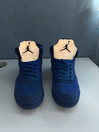 Zapatillas Jordan 5 Retro Blue Suede