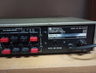 Amplificador Estéreo Integrado Optonica SM 5100