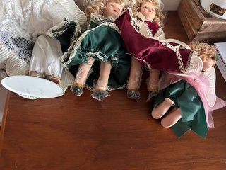 Lote de 4 Muñecas