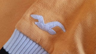 Sudadera Hollister Amarilla Talla S