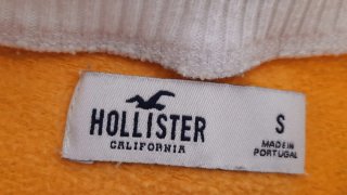 Sudadera Hollister Amarilla Talla S