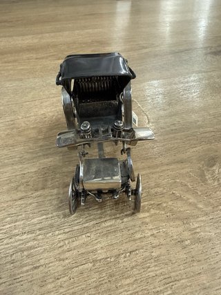 Figura Coche de Caballos en Plata 925