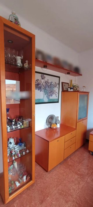 Mueble Comedor y TV Madera  y Cristal