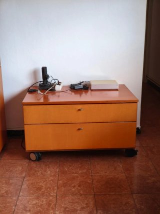 Mueble Comedor y TV Madera  y Cristal
