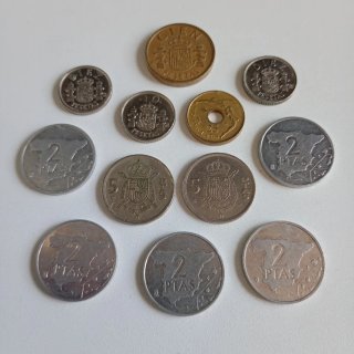 Lote monedas Juan Carlos I