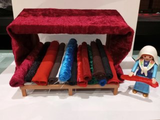 Puesto de Telas Custom para Playmobil Belén