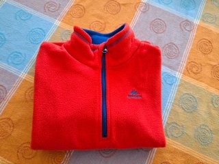 Camisola Polar Quechua Vermelha