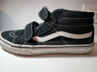 Zapatillas Vans con velcro negras