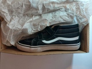 Zapatillas Vans con velcro negras