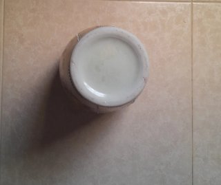 Jarrón Antiguo Porcelana Dibujos Chinos