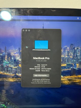 MacBook Pro M1 16GB 256GB (2020)