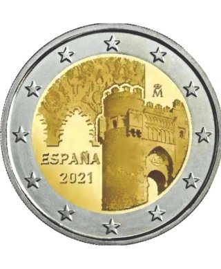 MONEDA CONMEMORATIVA 2€ ESPAÑA 2021. TOLEDO